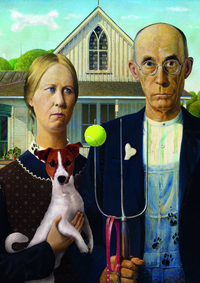 Trefl American Gothic: Dog Edition 500 Teile Puzzle Trefl-37526 Trefl American Gothic: Dog Edition 500 Teile Puzzle Trefl-37526 von Trefl