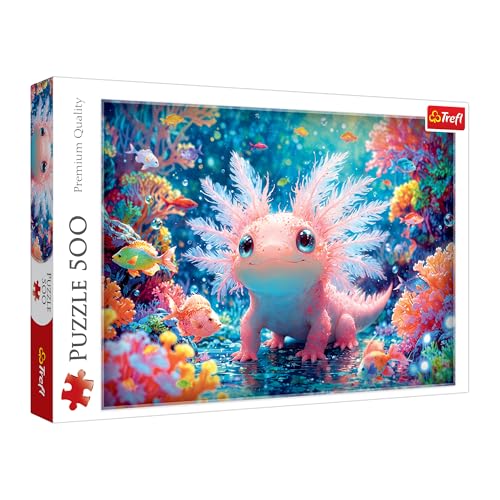 Trefl – Axolotl – 500-teiliges Puzzle – DIY-Puzzle, kreative Unterhaltung, für Erwachsene und Kinder ab 10 Jahren Trefl – Axolotl – 500-teiliges Puzzle – DIY-Puzzle, kreative Unterhaltung, für Erwachsene und Kinder ab 10 Jahren von Trefl