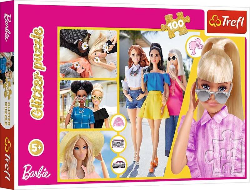 Trefl Barbie Glitter Puzzle 100 Teile von Trefl