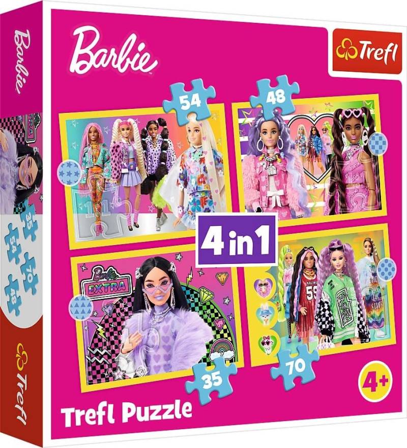 Trefl Barbie Puzzles 4-in-1 von Trefl