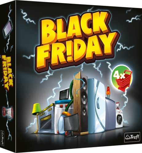 Trefl - Black Friday - Familien-Brettspiel, Crazy Sale, Bauern-Körbe, Planung und Ressourcenmanagement, Spiel mit Strategieelementen, für Erwachsene und Kinder ab 10 Jahren Trefl - Black Friday - Familien-Brettspiel, Crazy Sale, Bauern-Körbe, Planung und Ressourcenmanagement, Spiel mit Strategieelementen, für Erwachsene und Kinder ab 10 Jahren von Trefl