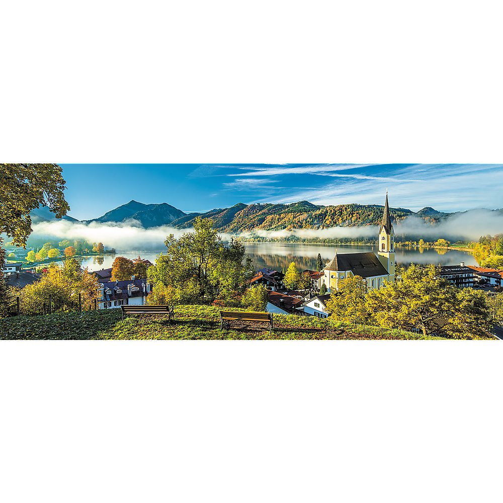 Trefl Panoramic Puzzle - Am Schliersee 1000 Teile Puzzle Trefl-29035 Trefl Panoramic Puzzle - Am Schliersee 1000 Teile Puzzle Trefl-29035 von Trefl