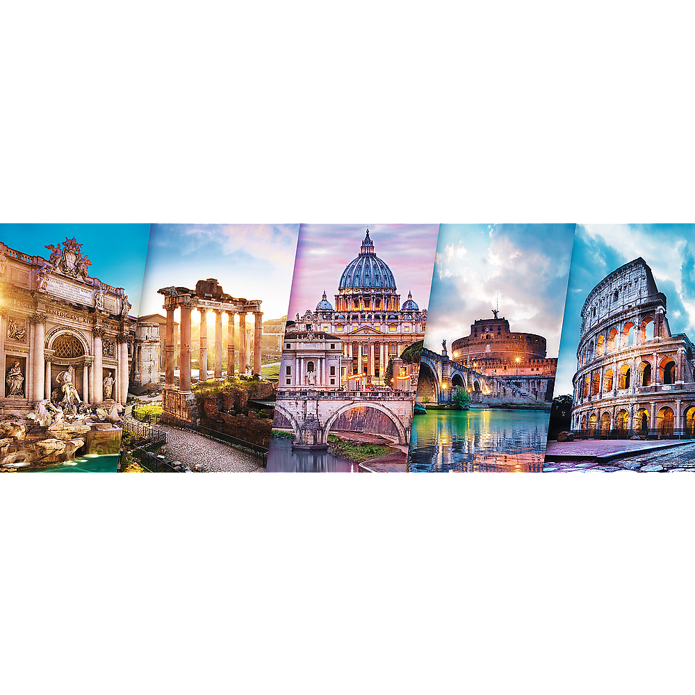 Trefl Collage - Rome 500 Teile Puzzle Trefl-29505 von Trefl