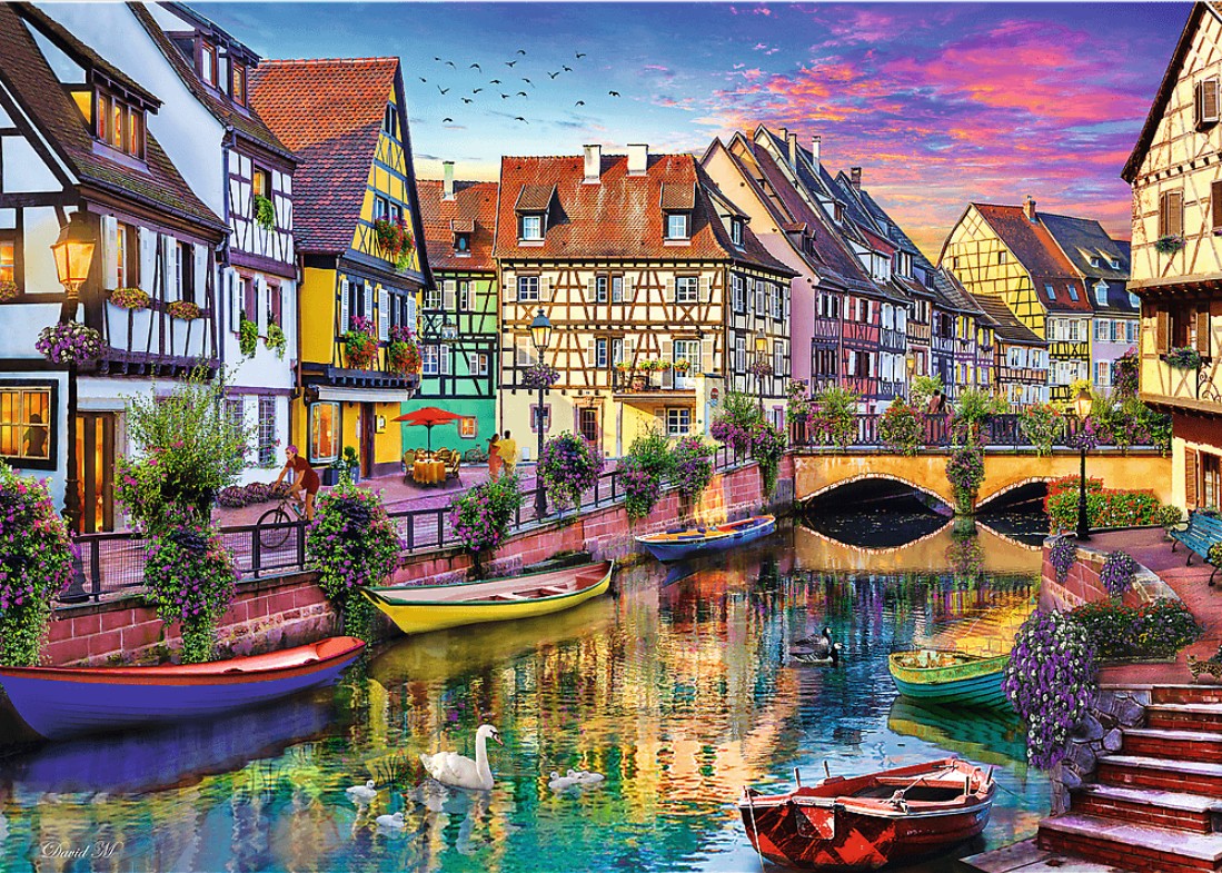Trefl Colmar, Frankreich 2000 Teile Puzzle Trefl-27118 von Trefl