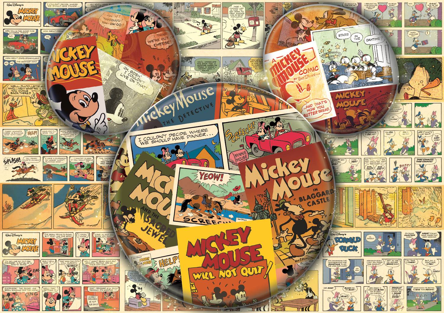 Trefl Comic Mickey Mouse - Disney Mickey Mouse And Friends 1000 Teile Puzzle Trefl-10904 von Trefl