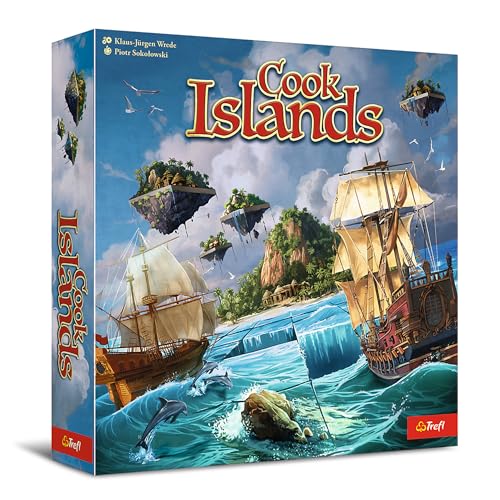 Trefl - Cook Islands - Kachel-Familienspiel, Autor: Klaus-Jürgen Wrede, für Erwachsene und Kinder ab 8 Jahren, Mehrfabrig Trefl - Cook Islands - Kachel-Familienspiel, Autor: Klaus-Jürgen Wrede, für Erwachsene und Kinder ab 8 Jahren, Mehrfabrig von Trefl