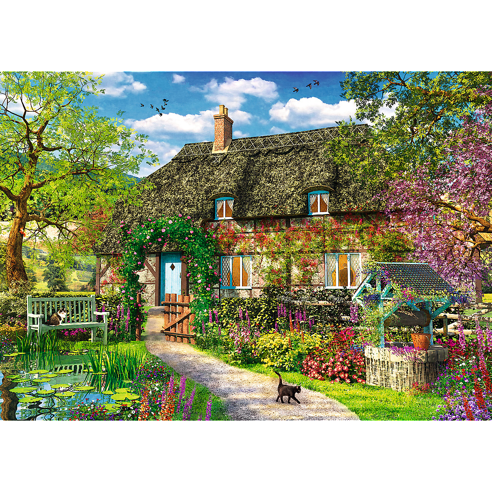 Trefl Country Cottage 2000 Teile Puzzle Trefl-27122 von Trefl