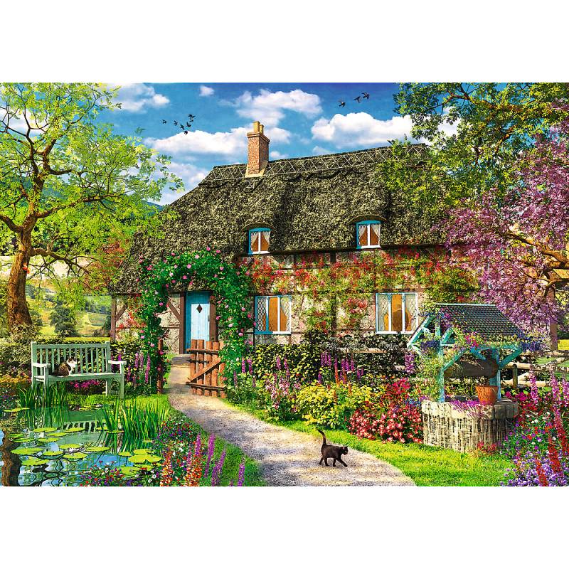 Trefl Country Cottage 2000 Teile Puzzle Trefl-27122 von Trefl