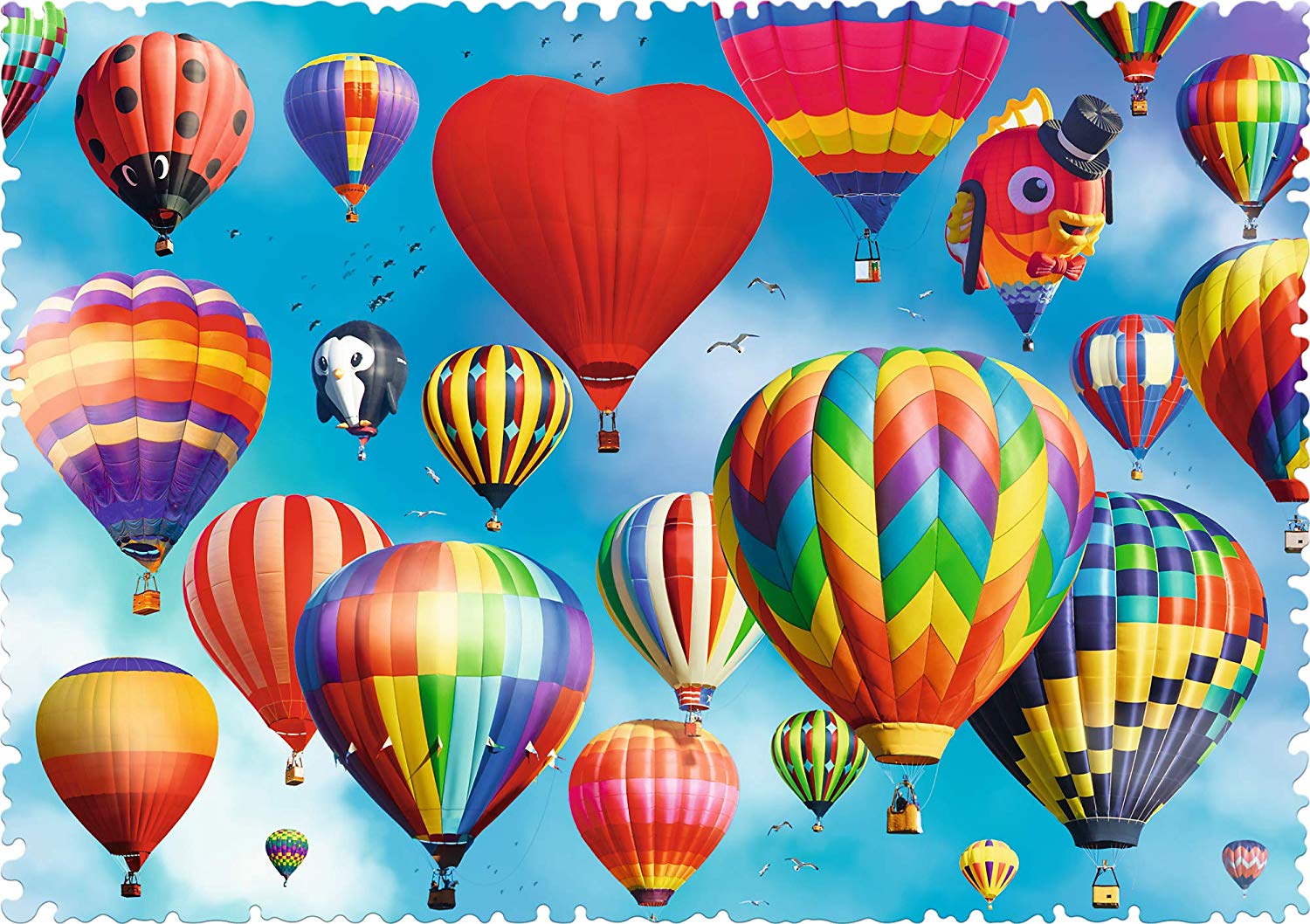 Trefl Crazy Shapes - Colorful Balloons 600 Teile Puzzle Trefl-11112 von Trefl