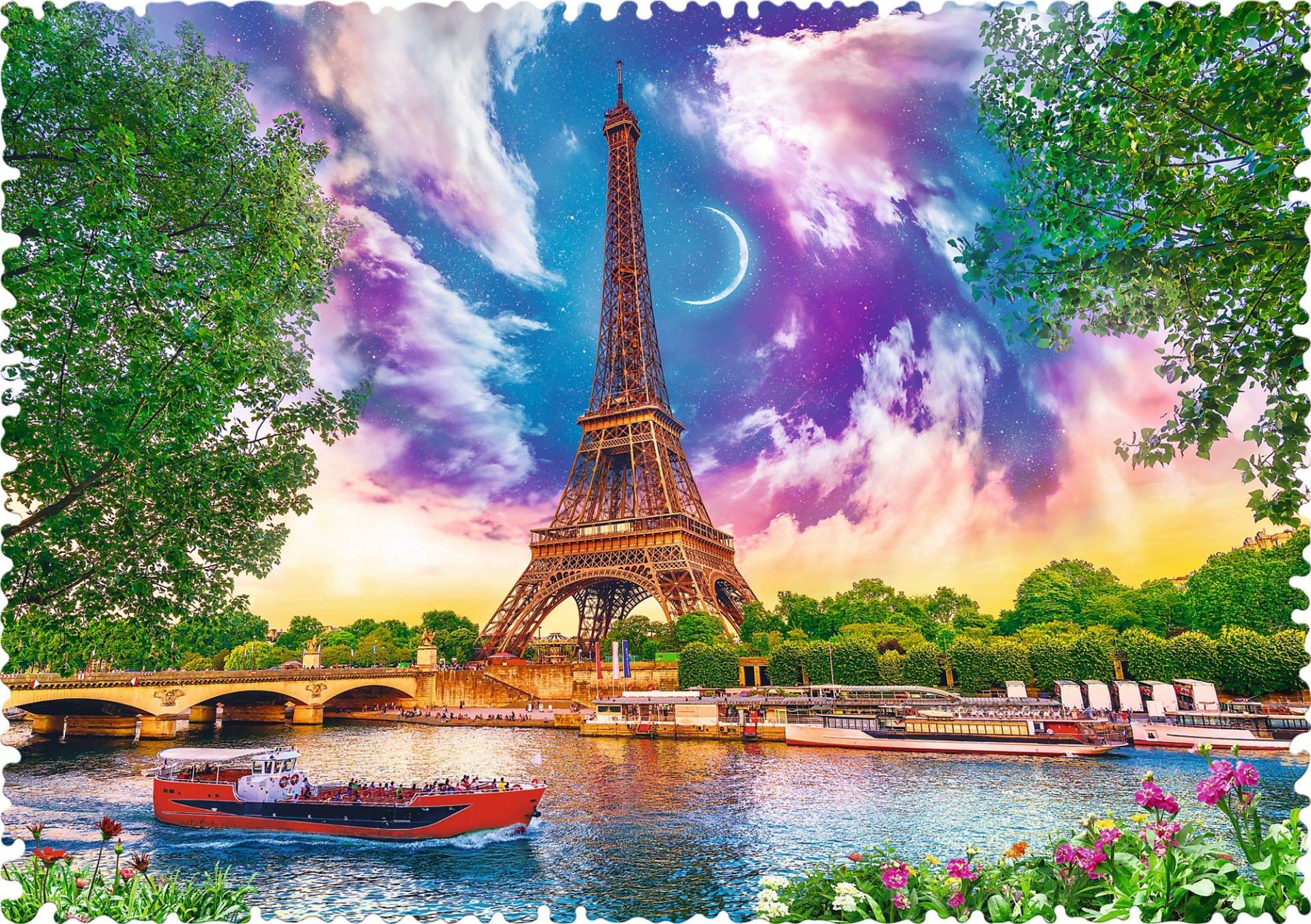 Trefl Crazy Shapes - Sky over Paris 600 Teile Puzzle Trefl-11115 von Trefl