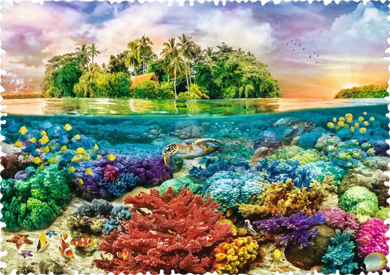 Trefl Crazy Shapes - Tropical Island 600 Teile Puzzle Trefl-11113 Trefl Crazy Shapes - Tropical Island 600 Teile Puzzle Trefl-11113 von Trefl