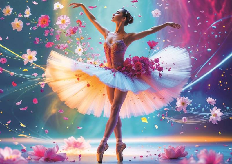 Trefl Dancing Ballerina 1000 Teile Puzzle Trefl-10954 von Trefl