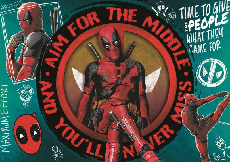 Trefl Deadpool 1000 Teile Puzzle Trefl-10835 von Trefl