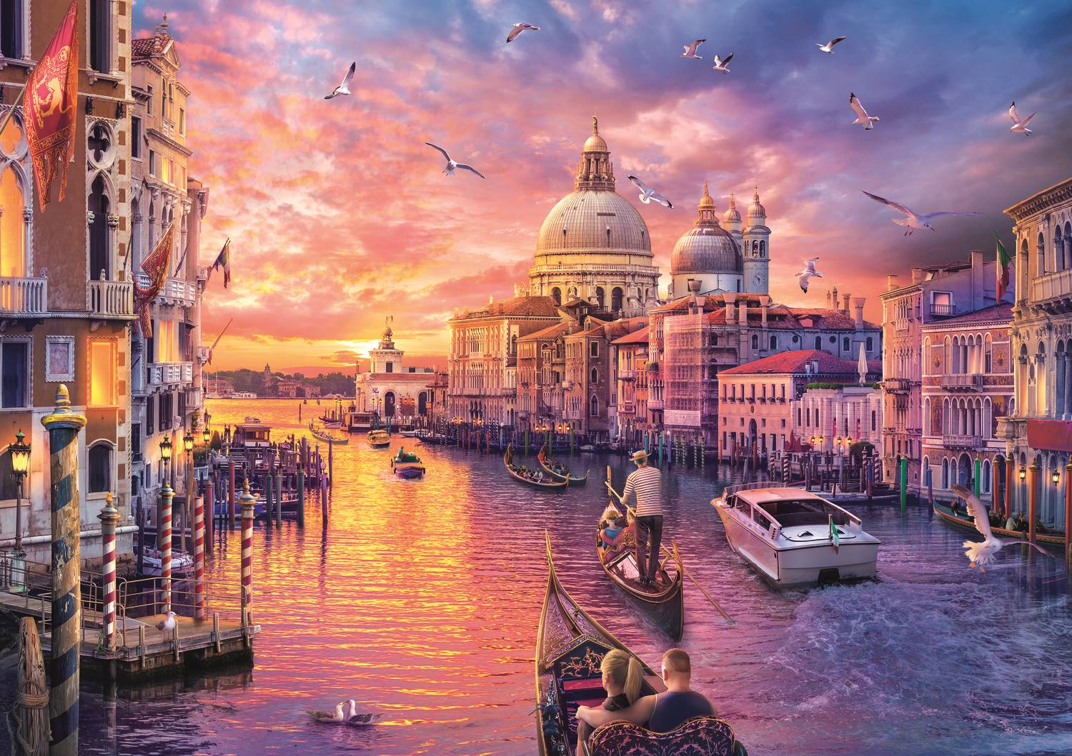 Trefl Der Charme Venedigs 1000 Teile Puzzle Trefl-10926 von Trefl