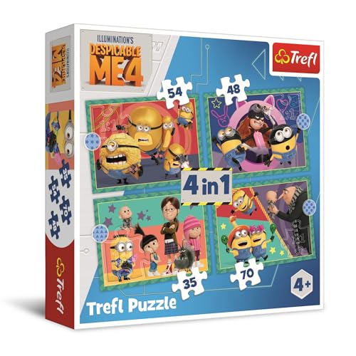 4 in 1 Puzzle - Minions von Trefl