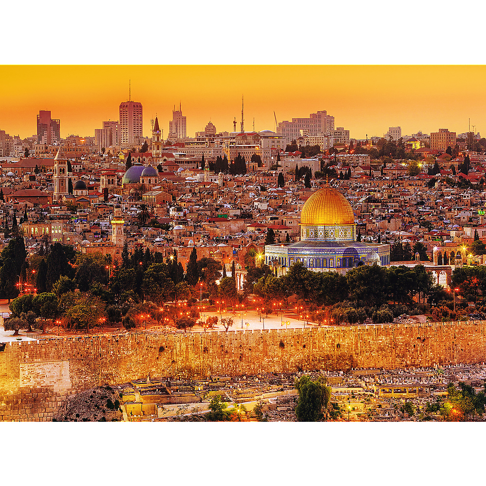 Trefl Die Dächer Jerusalems 3000 Teile Puzzle Trefl-33032 von Trefl