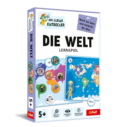 Trefl Die Welt – Kleiner Entdecker Lernspiel für Kinder ab 5 Jahren von Trefl
