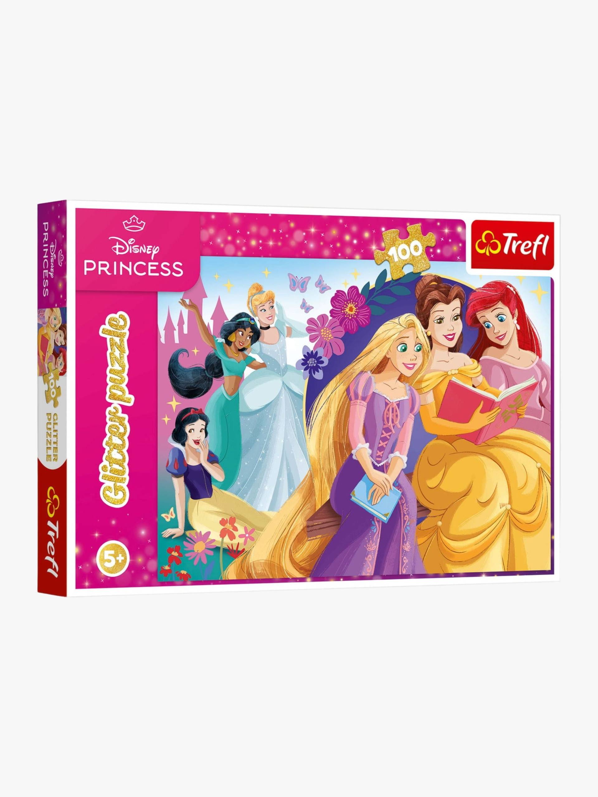 Trefl Disney Prinzessinnen Glitter Puzzle 100 Teile von Trefl
