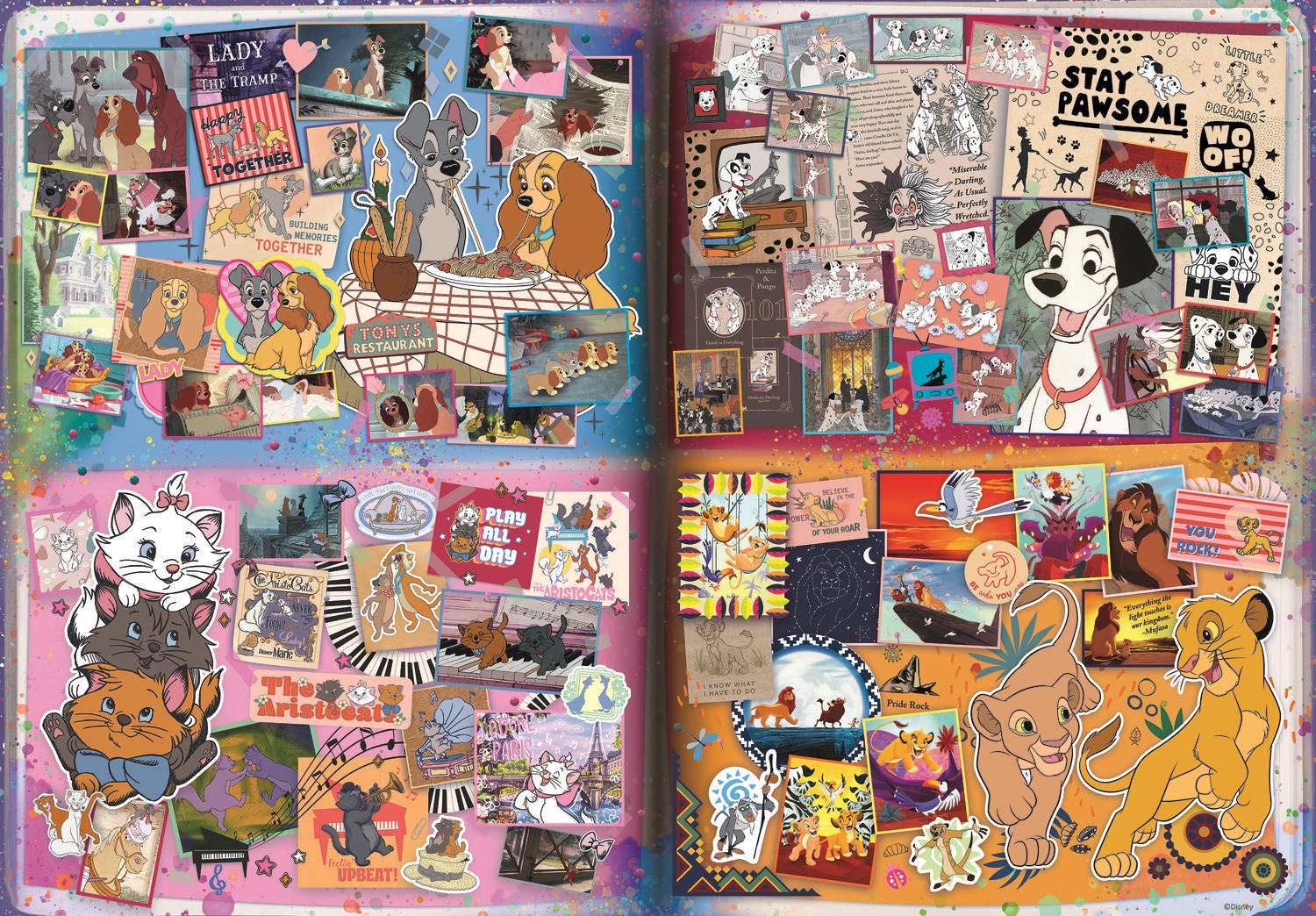 Trefl Disneys Großes Buch 6000 Teile Puzzle Trefl-81037 von Trefl