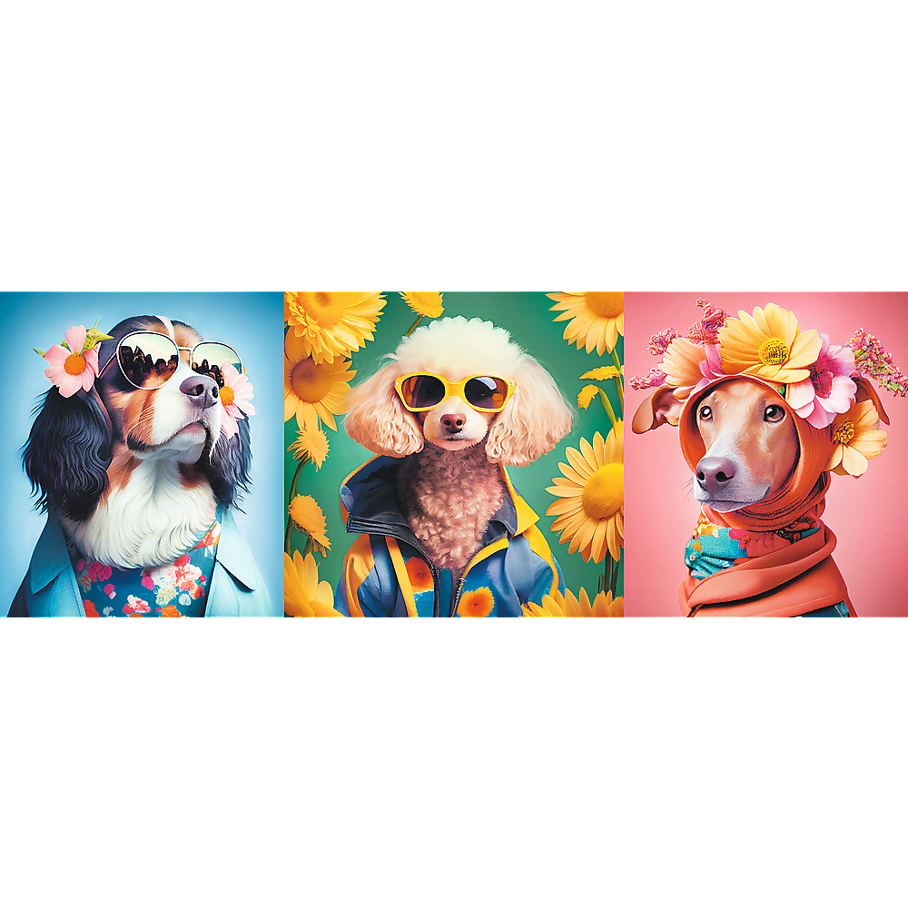 Trefl Doggie Fashion Week 500 Teile Puzzle Trefl-29517 von Trefl