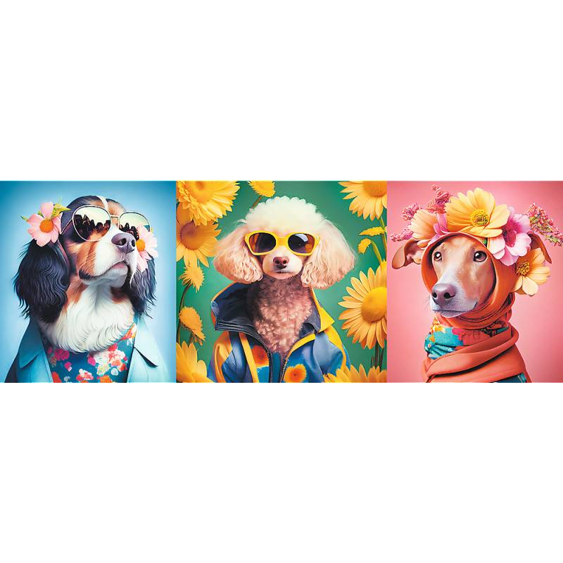 Trefl Doggie Fashion Week 500 Teile Puzzle Trefl-29517 von Trefl