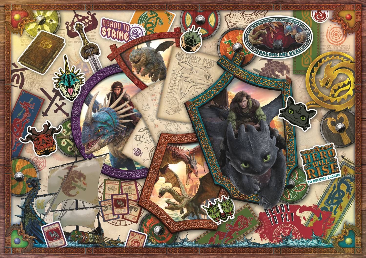 Trefl Drachenzähmen Leicht Gemacht - Helden 1000 Teile Puzzle Trefl-10959 Trefl Drachenzähmen Leicht Gemacht - Helden 1000 Teile Puzzle Trefl-10959 von Trefl