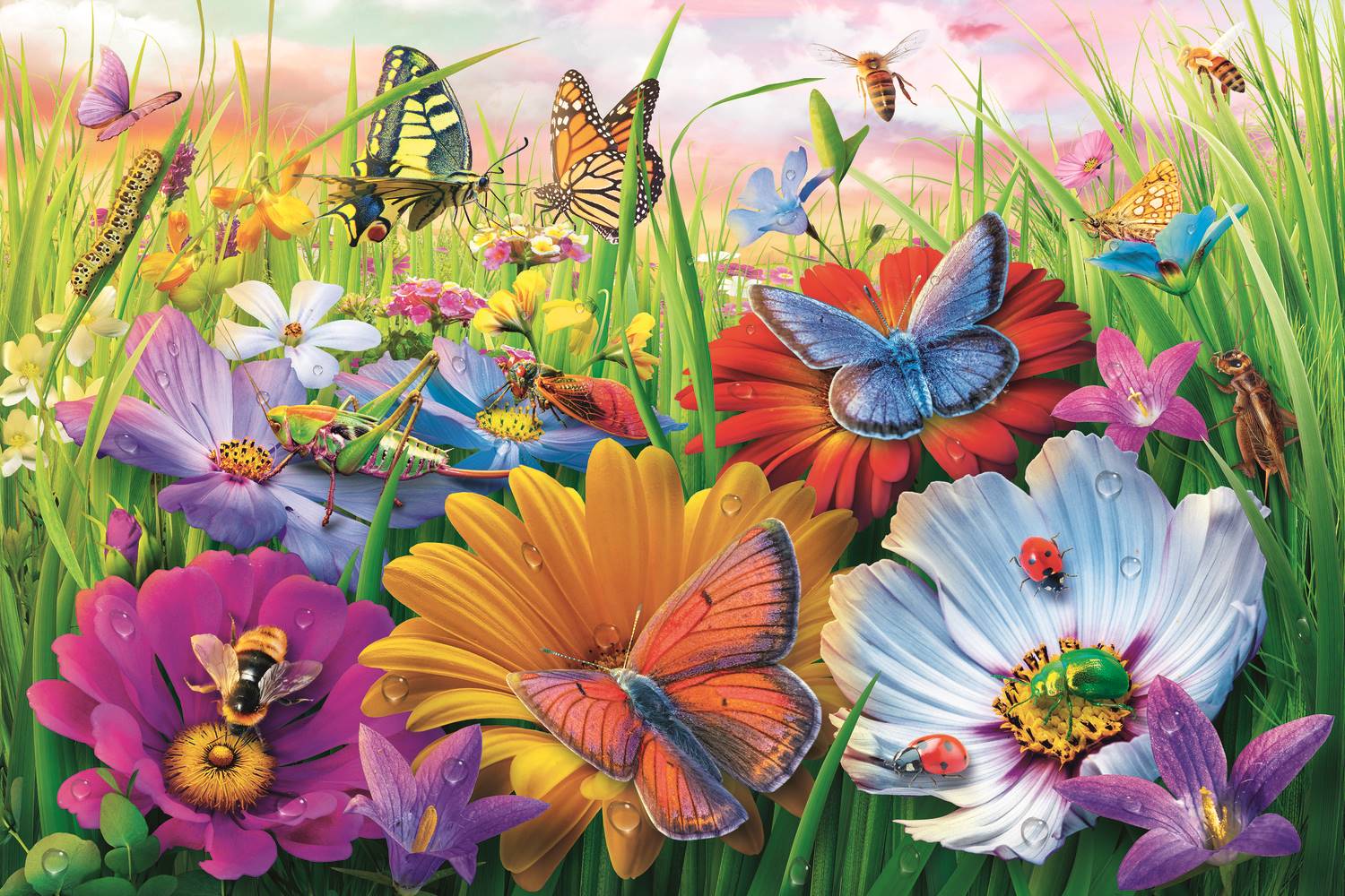 Trefl Easy Piece - Insects in the Meadow 300 Teile Puzzle Trefl-23103 Trefl Easy Piece - Insects in the Meadow 300 Teile Puzzle Trefl-23103 von Trefl