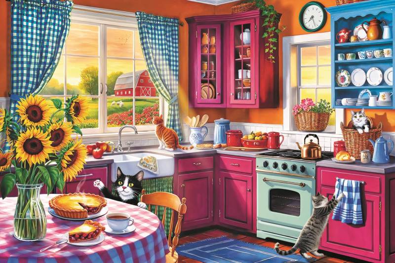 Trefl Easy Piece - Morning in the Kitchen 300 Teile Puzzle Trefl-23102 von Trefl