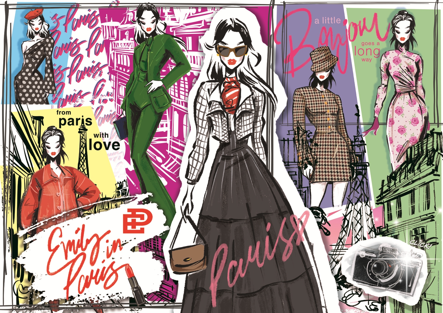 Trefl Emily In Paris: Fashion Inspirations 1000 Teile Puzzle Trefl-10967 Trefl Emily In Paris: Fashion Inspirations 1000 Teile Puzzle Trefl-10967 von Trefl