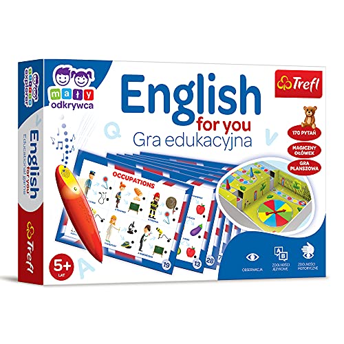Trefl English for You - Der kleine Inhaber und Magische Bleistift Bildungsspiel für Kinder ab 5 Jahren von Trefl