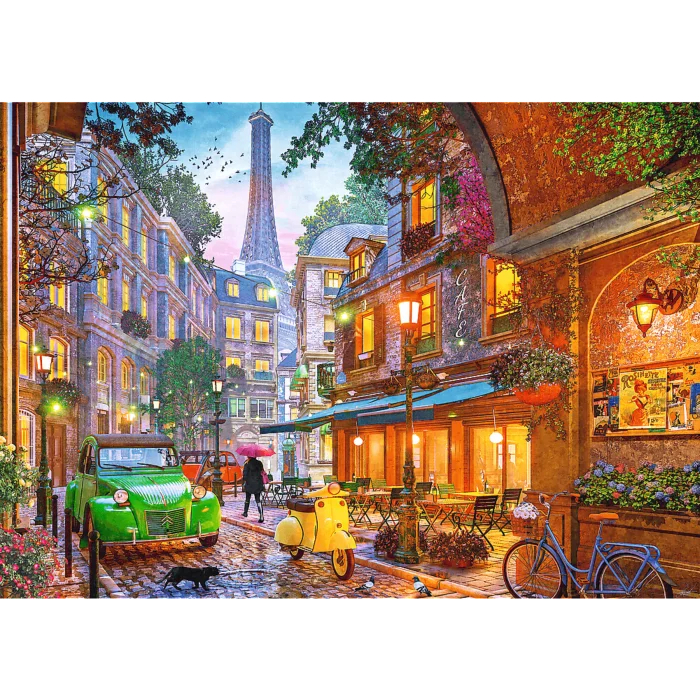 Trefl Europäische Puzzlemeisterschaft - Tea Time - Pariser Eckcafé 500 Teile Puzzle Trefl-37614 von Trefl