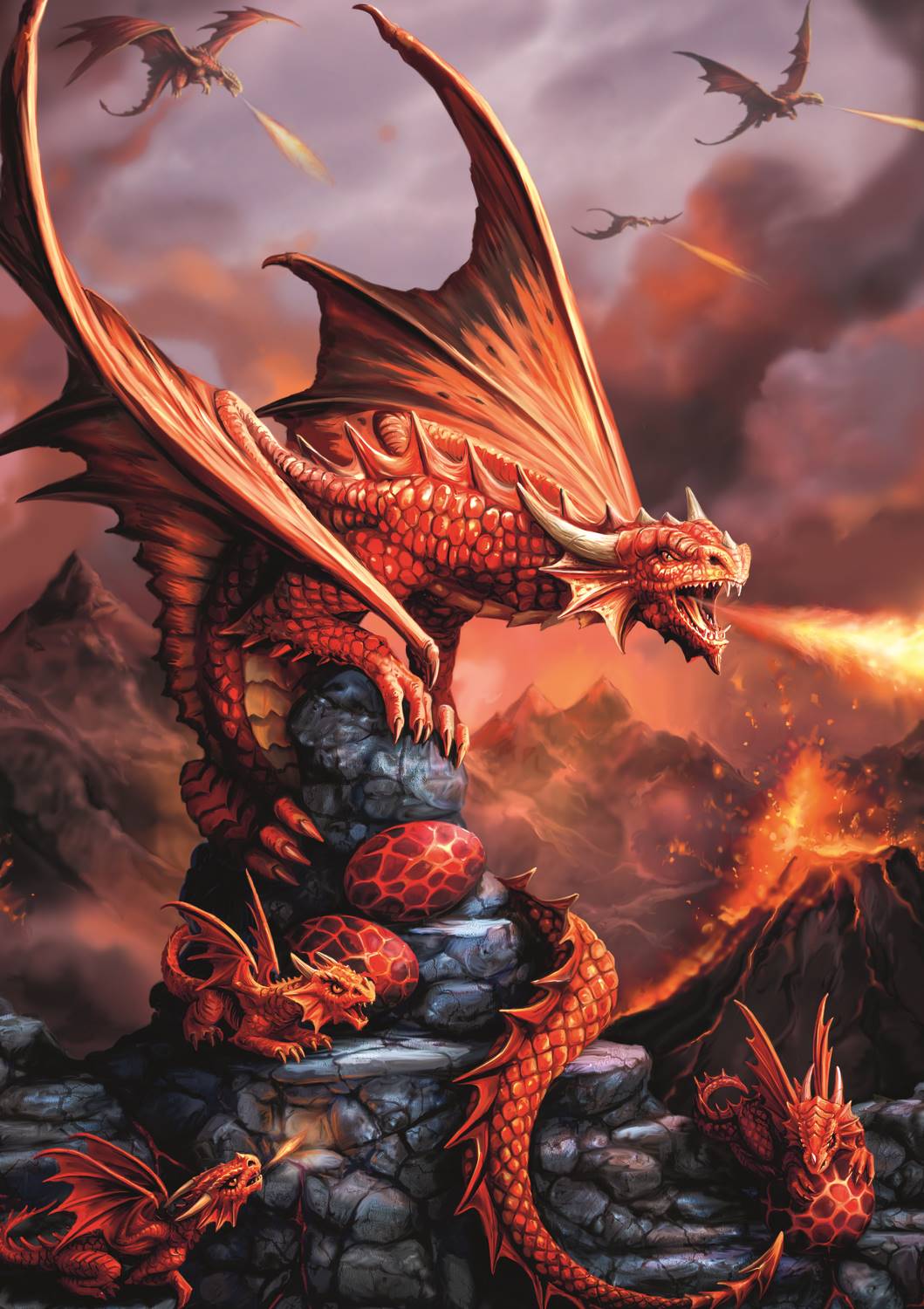 Trefl Fantasy Collection: Feuerdrache 1000 Teile Puzzle Trefl-10900 Trefl Fantasy Collection: Feuerdrache 1000 Teile Puzzle Trefl-10900 von Trefl