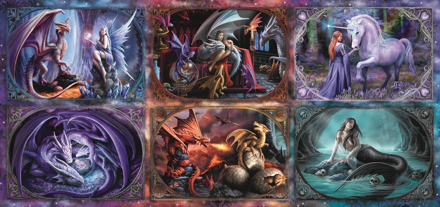 Trefl Fantasy-Kreaturen - Anne Stokes 9000 Teile Puzzle Trefl-81034 von Trefl