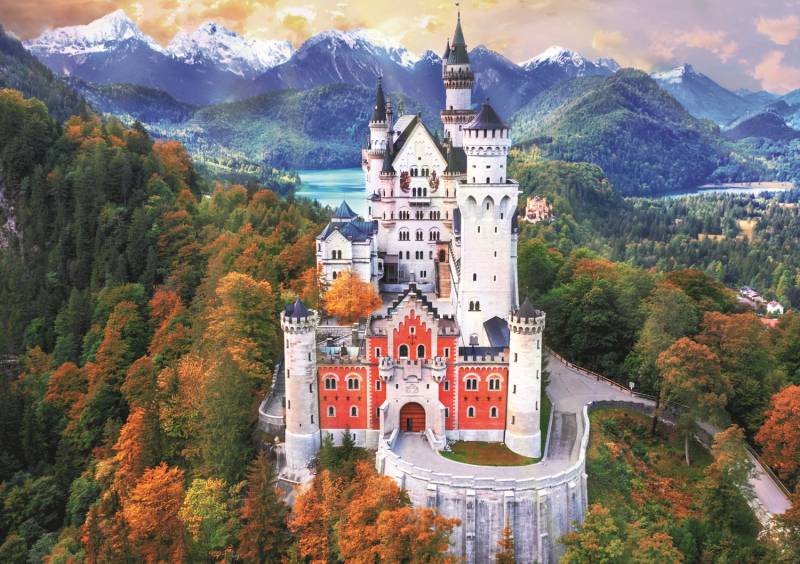 Trefl Foto-Odyssee: Schloss Neuschwanstein, Deutschland 1000 Teile Puzzle Trefl-10813 von Trefl