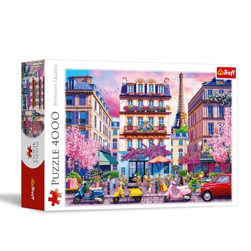 Trefl – Frühling in Paris – 4000-teiliges Puzzle – Puzzle für Reiseliebhaber, europäische Hauptstadt, Frankreich, DIY, kreative Unterhaltung, für Erwachsene und Kinder ab 15 Jahren von Trefl