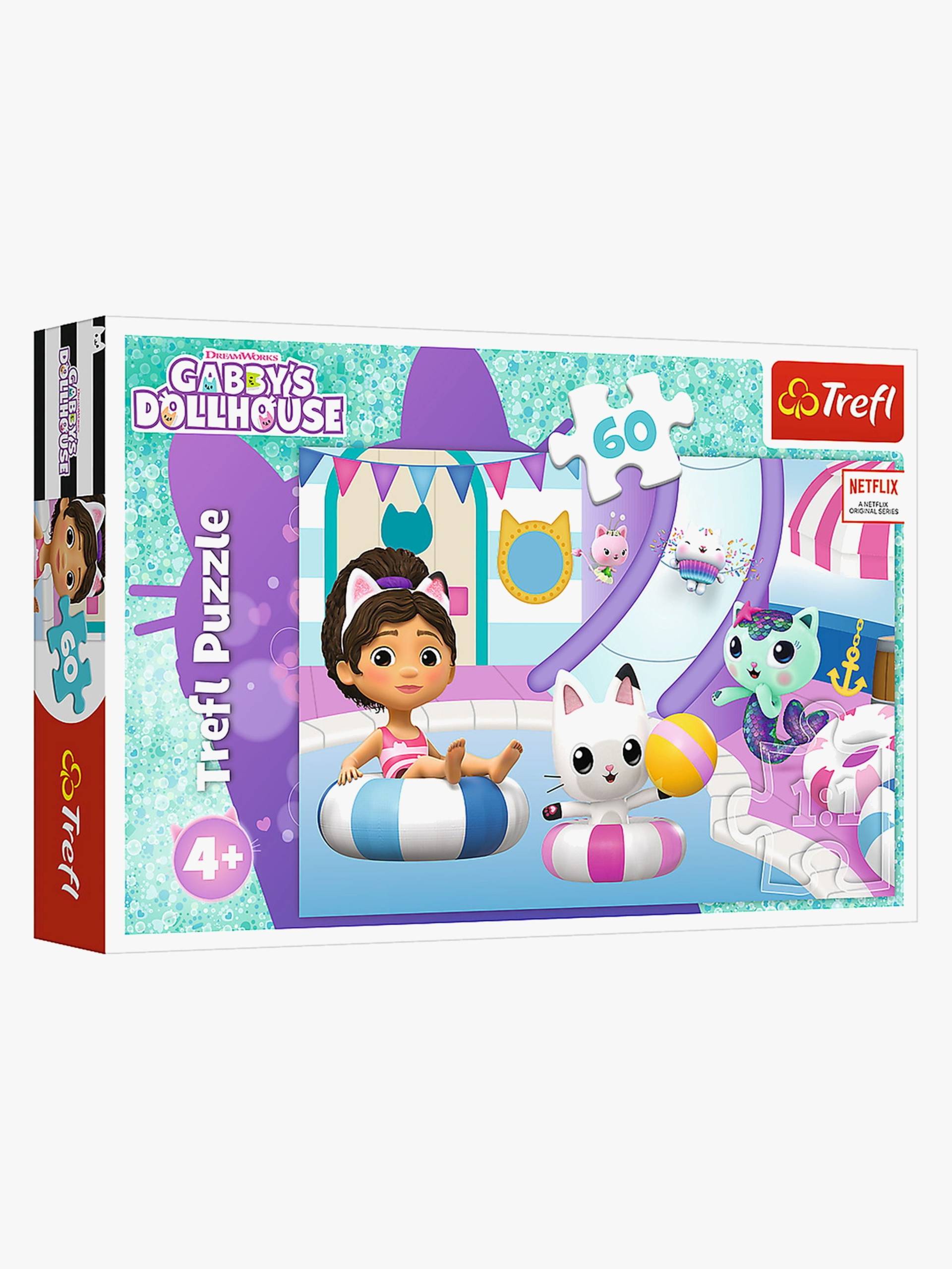 Trefl Gabby's Dollhouse At The Pool Puzzle 60 Teile von Trefl