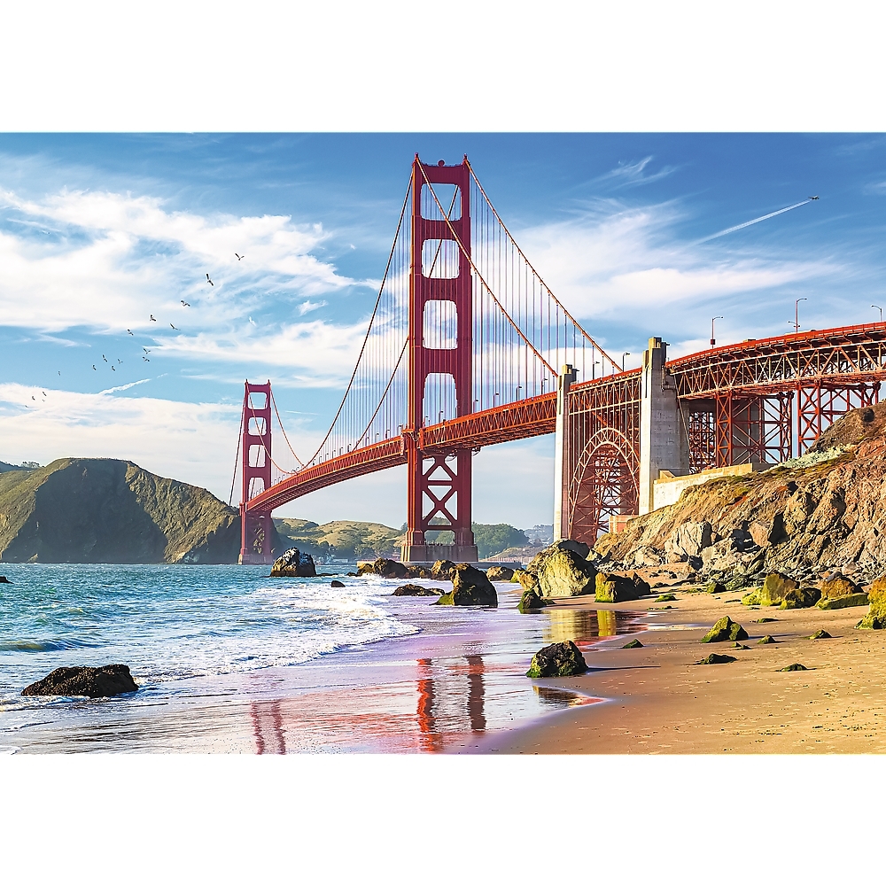 Trefl Golden Gate Bridge - San Fransisco 1000 Teile Puzzle Trefl-10722 Trefl Golden Gate Bridge - San Fransisco 1000 Teile Puzzle Trefl-10722 von Trefl