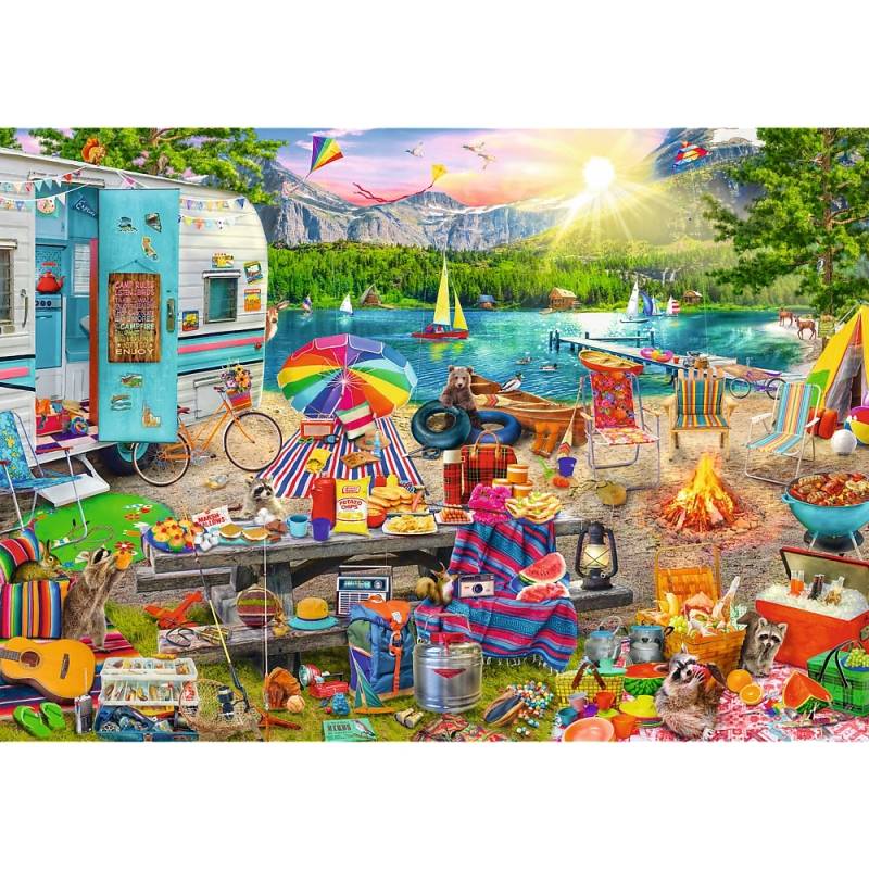 Trefl Hidden Shapes - Motorhome Trip 1000 Teile Puzzle Trefl-10677 von Trefl