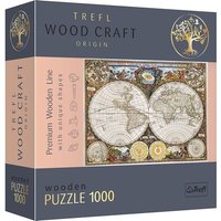 Trefl - Holzpuzzle 1000 - Antike Weltkarte von Trefl