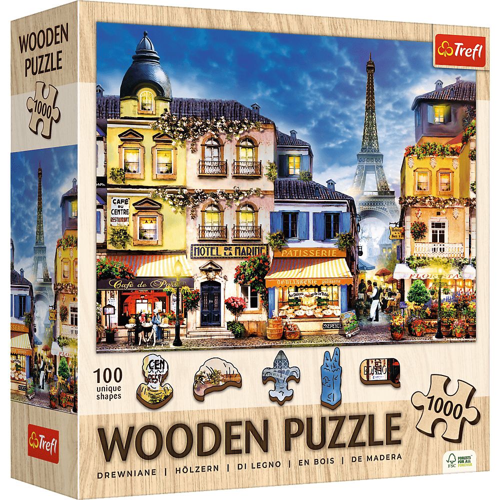 Trefl Holzpuzzle 1000 Teile - Französische Allee - von Trefl