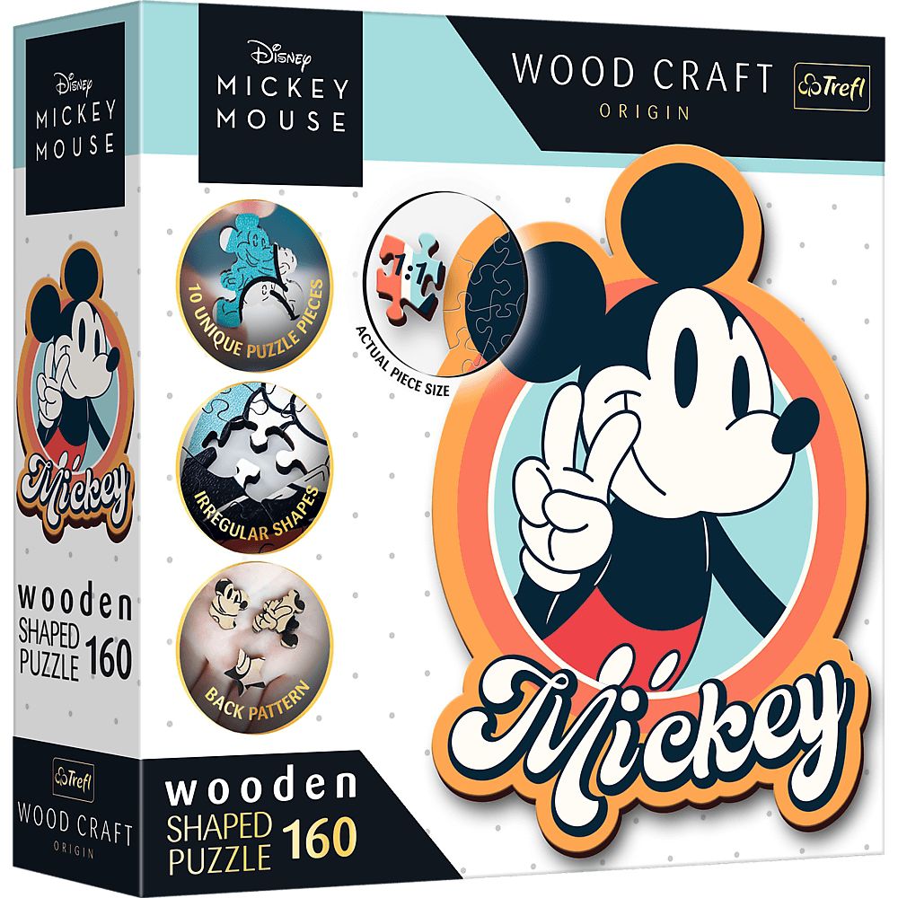 Trefl Holzpuzzle 160 Teile - Disney: Micky Maus - von Trefl