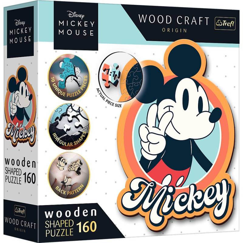 Trefl Holzpuzzle 160 Teile - Disney: Micky Maus - von Trefl