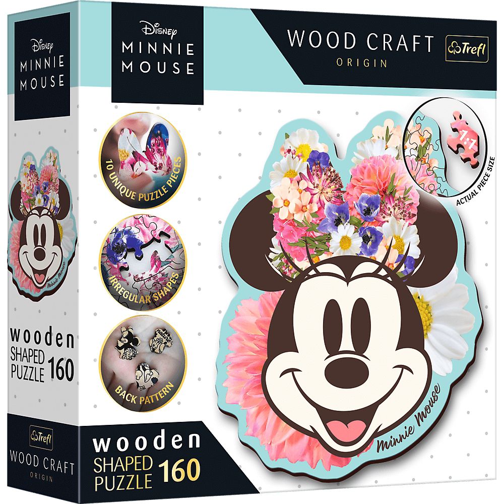 Trefl Holzpuzzle 160 Teile - Disney: Minnie Maus - von Trefl