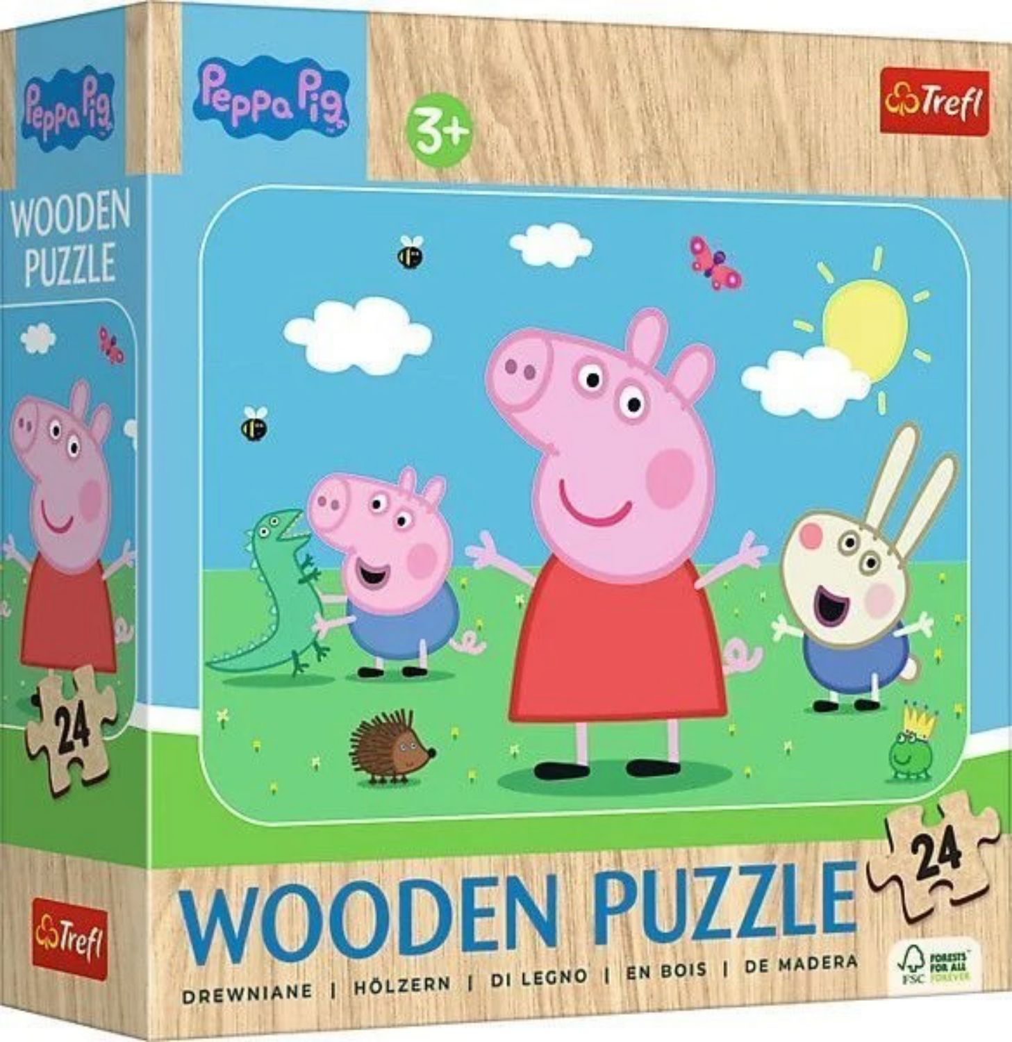 Trefl Holzpuzzle für Kinder 24 Teile - Peppa Wutz - von Trefl
