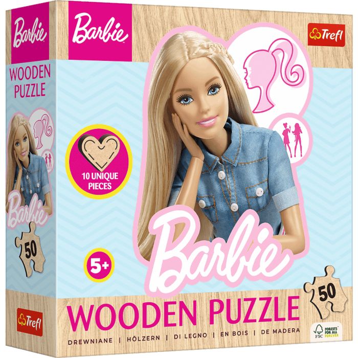 Trefl Holzpuzzle für Kinder 50 Teile - Barbie - von Trefl