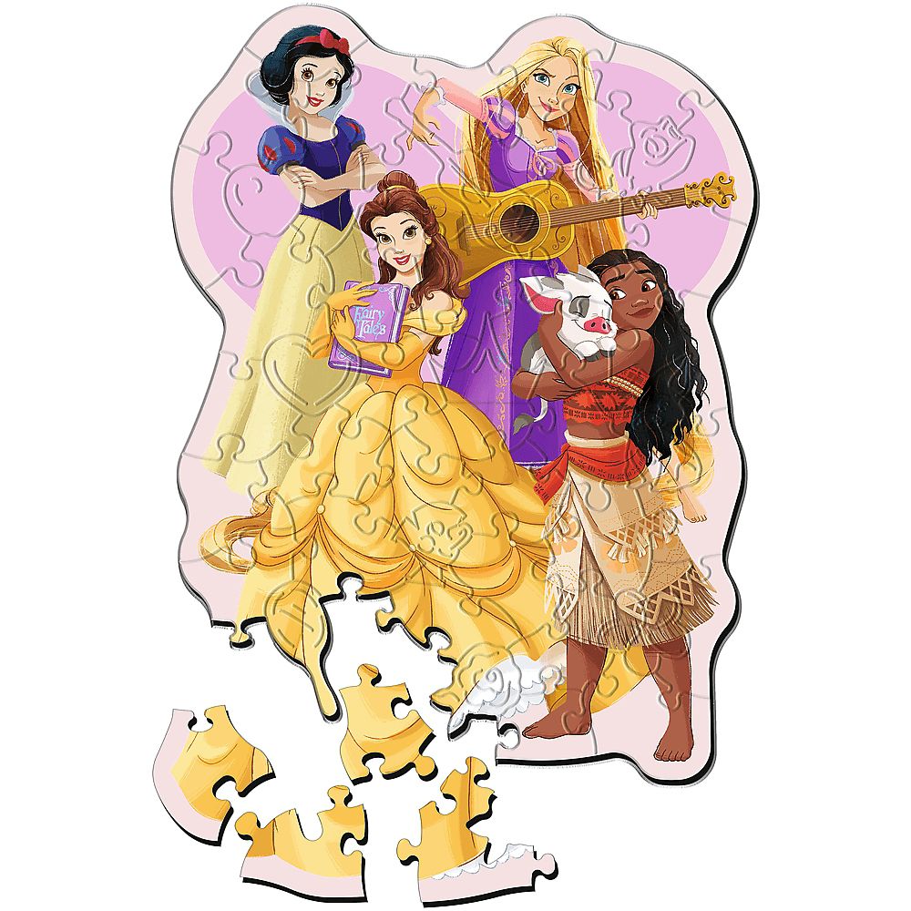 Trefl Holzpuzzle für Kinder 50 Teile - Disney Prinzessin - von Trefl