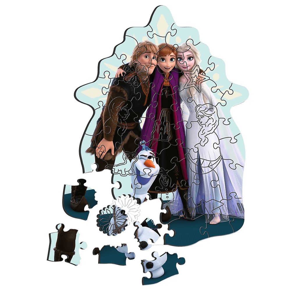 Trefl Holzpuzzle für Kinder 50 Teile - Disney: Frozen - von Trefl