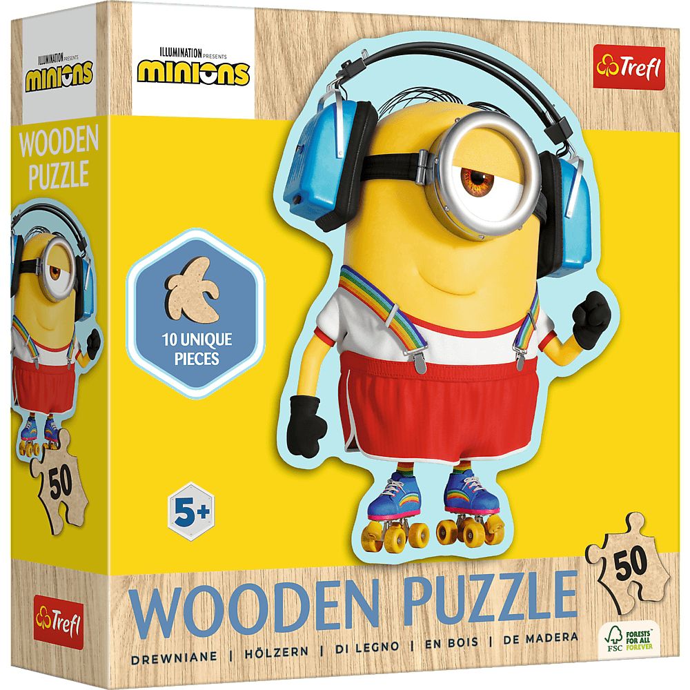 Trefl Holzpuzzle für Kinder 50 Teile - Minions - von Trefl