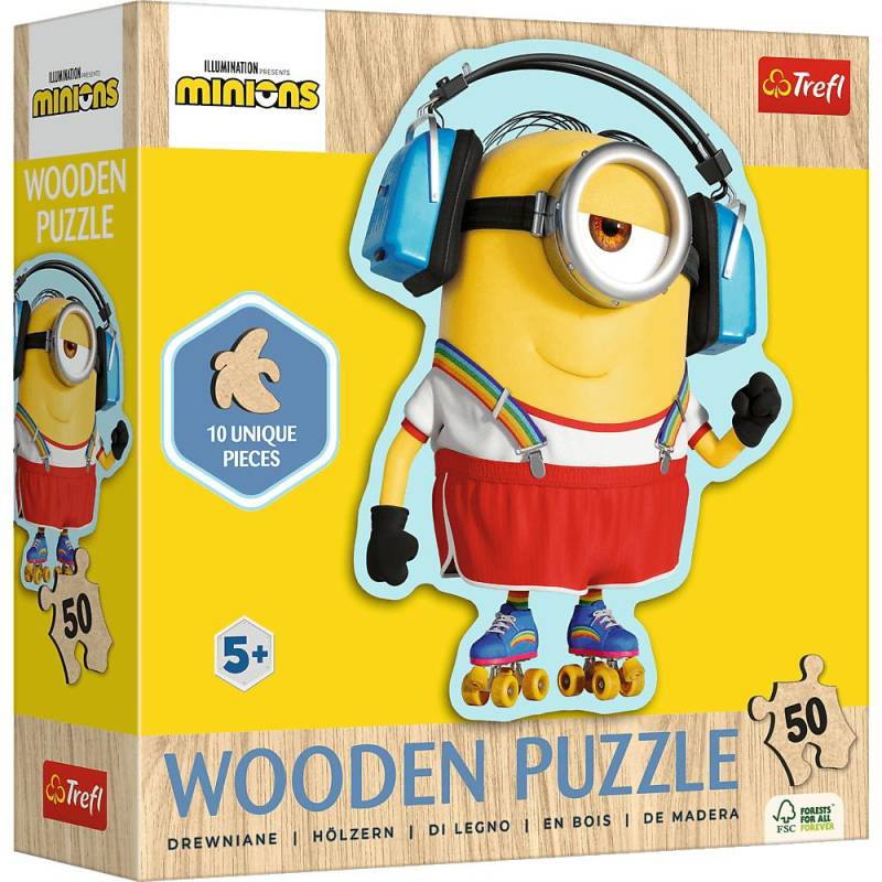 Trefl Holzpuzzle für Kinder 50 Teile - Minions - von Trefl