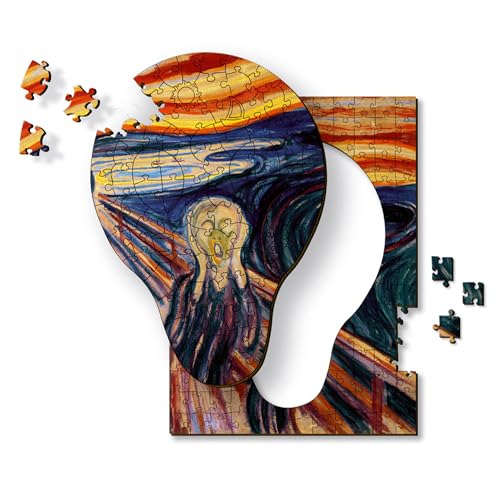 Trefl - Holzpuzzle: Der Schrei, Edvard Munch - Künstlerisches Holzpuzzle, Berühmte Gemälde, Berühmte Künstler, für Erwachsene und Kinder ab 9 Jahren Trefl - Holzpuzzle: Der Schrei, Edvard Munch - Künstlerisches Holzpuzzle, Berühmte Gemälde, Berühmte Künstler, für Erwachsene und Kinder ab 9 Jahren von Trefl